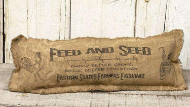 Feed & Seed Pillow, 17x6 - The Fox Decor